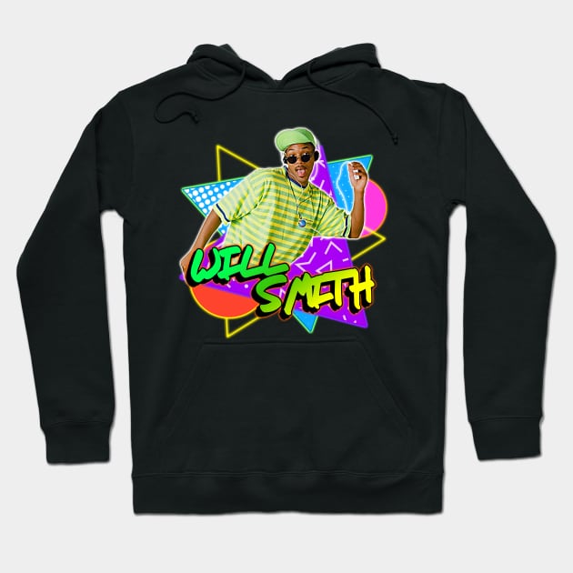 Will Smith // Fresh Prince Retro 90s FanArt Hoodie by darklordpug